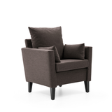 Boble 1-seter m/overstoppet armlen