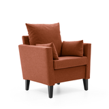 Boble 1-seter m/overstoppet armlen