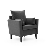 Boble 1-seter m/overstoppet armlen