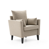 Boble 1-seter m/overstoppet armlen