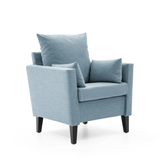 Boble 1-seter m/overstoppet armlen