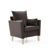 Boble 1-seter m/overstoppet armlen