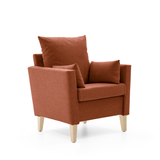 Boble 1-seter m/overstoppet armlen