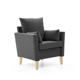 Boble 1-seter m/overstoppet armlen