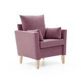 Boble 1-seter m/overstoppet armlen