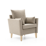 Boble 1-seter m/overstoppet armlen