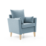 Boble 1-seter m/overstoppet armlen