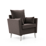 Boble 1-seter m/overstoppet armlen