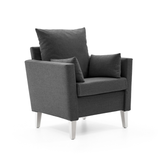 Boble 1-seter m/overstoppet armlen