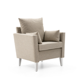 Boble 1-seter m/overstoppet armlen