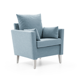 Boble 1-seter m/overstoppet armlen