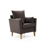 Boble 1-seter m/overstoppet armlen