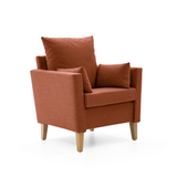 Boble 1-seter m/overstoppet armlen