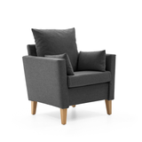 Boble 1-seter m/overstoppet armlen