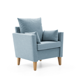 Boble 1-seter m/overstoppet armlen