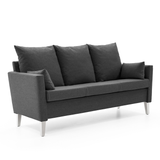 Boble 3-seter m/overstoppet armlen