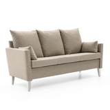 Boble 3-seter m/overstoppet armlen