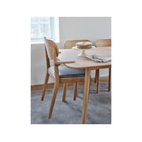 Ark spisebord uttrekkbart 200x100, m/2 ileggsplater (260x100)