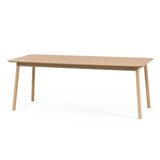 Ark spisebord uttrekkbart 200x100, m/2 ileggsplater (260x100)