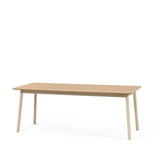 Ark spisebord uttrekkbart 200x100, m/2 ileggsplater (260x100)