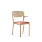 Svea stablestol m/overstoppet sete, m/armlen