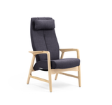 Crew hvilestol m/trinnløs regulering, åpent armlen