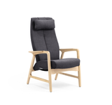 Crew hvilestol m/trinnløs regulering, åpent armlen