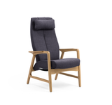 Crew hvilestol m/trinnløs regulering, åpent armlen