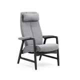 Crew hvilestol m/trinnløs regulering, åpent armlen med armlenepute