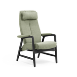 Crew hvilestol m/trinnløs regulering, åpent armlen med armlenepute