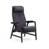 Crew hvilestol m/trinnløs regulering, åpent armlen med armlenepute