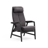 Crew hvilestol m/trinnløs regulering, åpent armlen med armlenepute