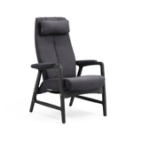 Crew hvilestol m/trinnløs regulering, åpent armlen med armlenepute