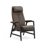 Crew hvilestol m/trinnløs regulering, åpent armlen med armlenepute