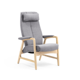 Crew hvilestol m/trinnløs regulering, åpent armlen med armlenepute