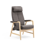 Crew hvilestol m/trinnløs regulering, åpent armlen med armlenepute