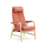 Crew hvilestol m/trinnløs regulering, åpent armlen med armlenepute