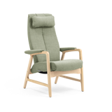 Crew hvilestol m/trinnløs regulering, åpent armlen med armlenepute