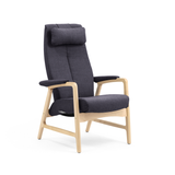 Crew hvilestol m/trinnløs regulering, åpent armlen med armlenepute