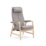 Crew hvilestol m/trinnløs regulering, åpent armlen med armlenepute