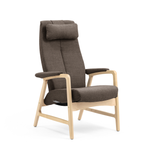 Crew hvilestol m/trinnløs regulering, åpent armlen med armlenepute