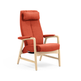 Crew hvilestol m/trinnløs regulering, åpent armlen med armlenepute