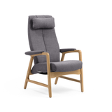 Crew hvilestol m/trinnløs regulering, åpent armlen med armlenepute