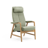 Crew hvilestol m/trinnløs regulering, åpent armlen med armlenepute