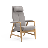 Crew hvilestol m/trinnløs regulering, åpent armlen med armlenepute