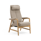 Crew hvilestol m/trinnløs regulering, åpent armlen med armlenepute