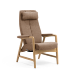 Crew hvilestol m/trinnløs regulering, åpent armlen med armlenepute