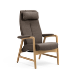 Crew hvilestol m/trinnløs regulering, åpent armlen med armlenepute