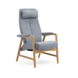 Crew hvilestol m/trinnløs regulering, åpent armlen med armlenepute