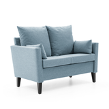 Boble 2-seter m/overstoppet armlen